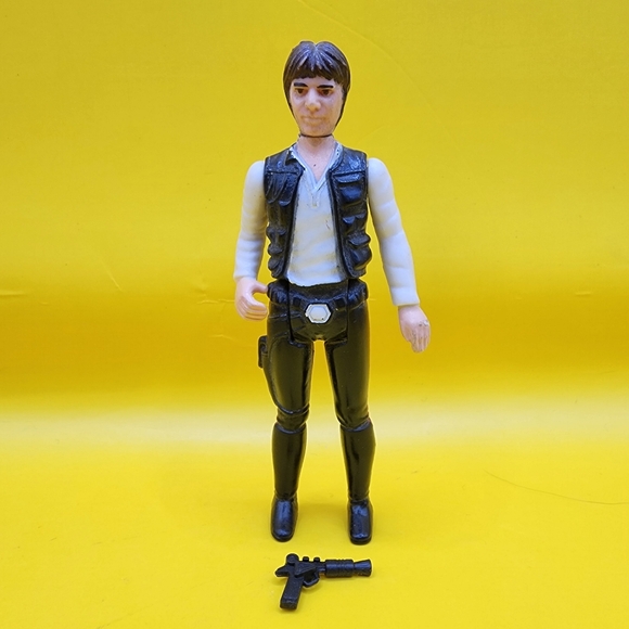 Star Wars Other - 1977 Han Solo (Big Head) Vintage Kenner Star Wars Hong Kong